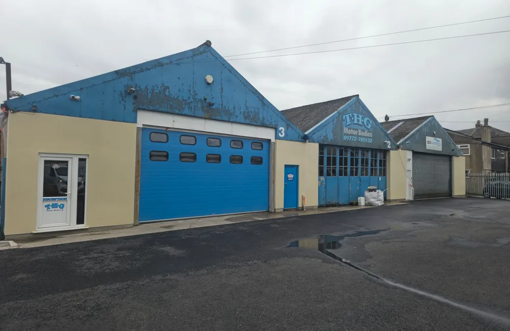 Completed commercial exterior render