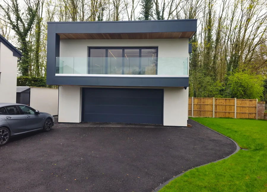 Completed AJM Pro exterior render finish on a Lancashire home